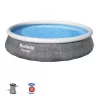 Bestway Fast Set 57376 nafukovací bazén okrúhly 7.340 L sivá