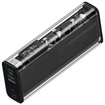 SHARGE Shargeek 140 powerbank, 20.000mAh, 140W, USB-C, USB-A - čierna