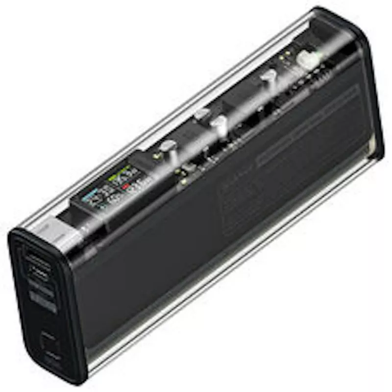 SHARGE Shargeek 140 powerbank, 20.000mAh, 140W, USB-C, USB-A - čierna