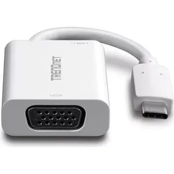 TRENDnet TUC-VGA2 USB-C na VGA adaptér – 1920x1200 @ 60Hz, čierny