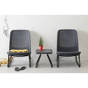 KETER záhradná zostava Rio Patio Set sivá