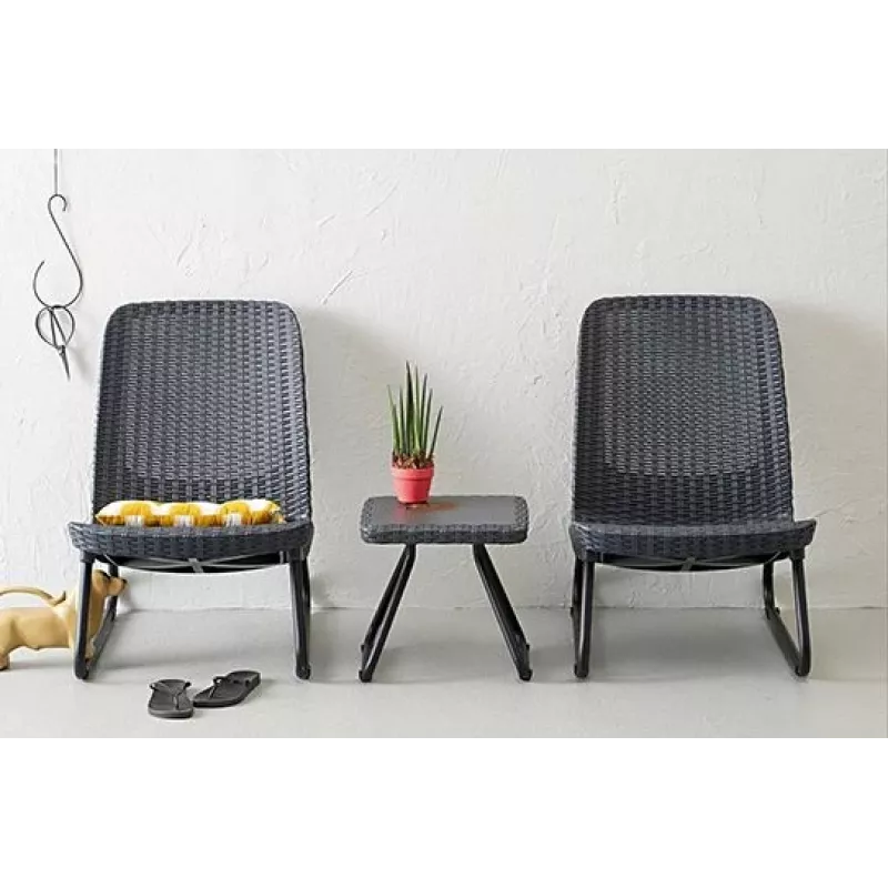 KETER záhradná zostava Rio Patio Set sivá