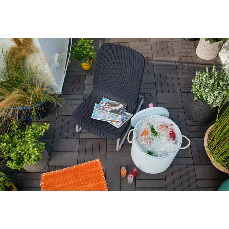 KETER záhradná zostava Rio Patio Set sivá