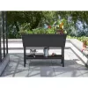 KETER vyvýšený záhon Alfresco 110L sivá