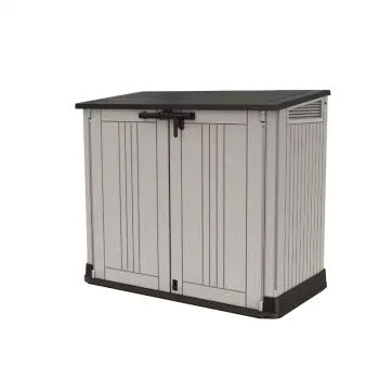 KETER záhradný a balkónový box MIDI SIVO-ČIERNA 132x71,5x113,5cm