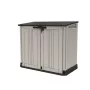 KETER záhradný a balkónový box MIDI SIVO-ČIERNA 132x71,5x113,5cm