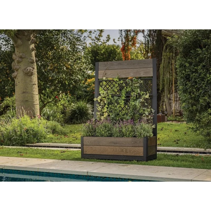 KETER Deco Tulip 110L 2-Rhombus orech Mesh kvetináč