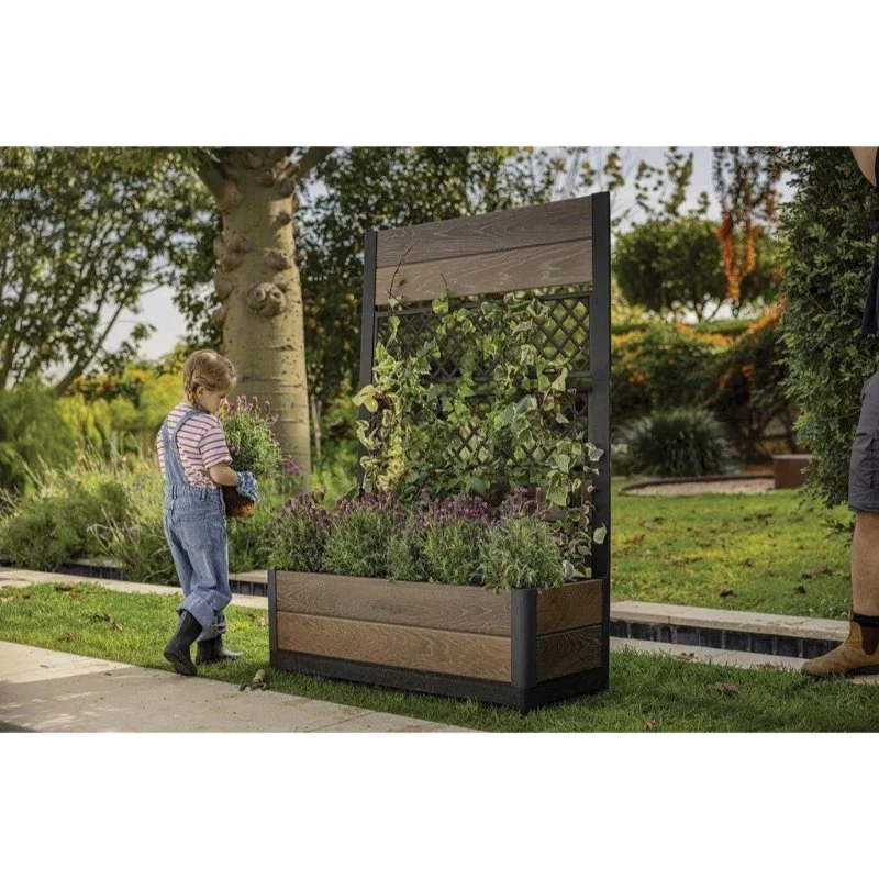 KETER Deco Tulip 110L 2-Rhombus orech Mesh kvetináč