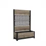 KETER Deco Tulip 110L 2-Rhombus Mesh kvetináč jaseňový odtieň