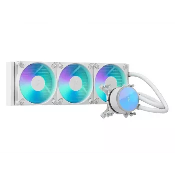 Fractal Design Radius 360 RGB AIO kvapalinový chladič CPU, 360 mm, biely