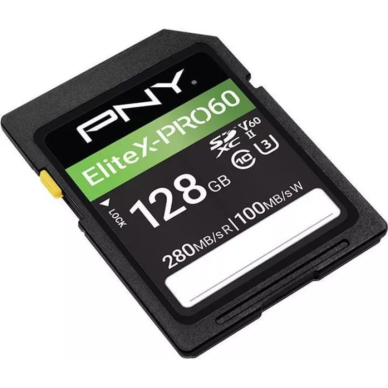 PNY EliteX-PRO60 flash pamäťová karta 128GB Video Class V60 UHS-II U3 Class10 MicroSDXC