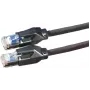Dätwyler 21.05.0005 Cat 6 S/FTP patch kábel, RJ-45 konektor samec na RJ-45 konektor samec, 0,5 m, čierna, LSZH, 10 Gbps