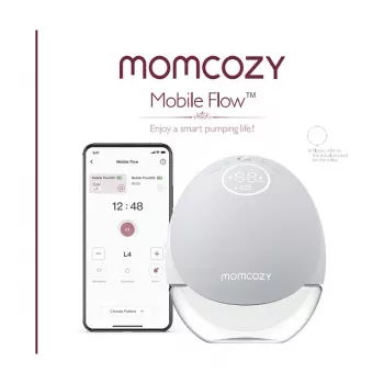 Momcozy - M9 odsávačka mlieka s voľnými rukami - červená