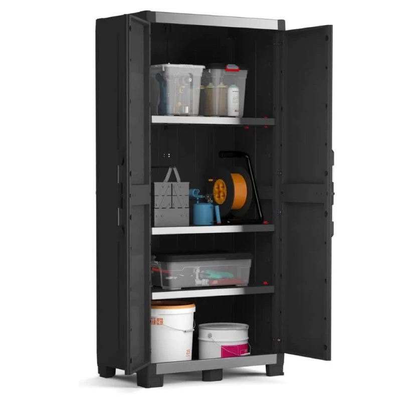 KETER XL Garage vysoká skriňa 89x54x188cm čierna