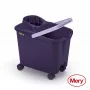 MERY vedro 14L s kolieskami fialové