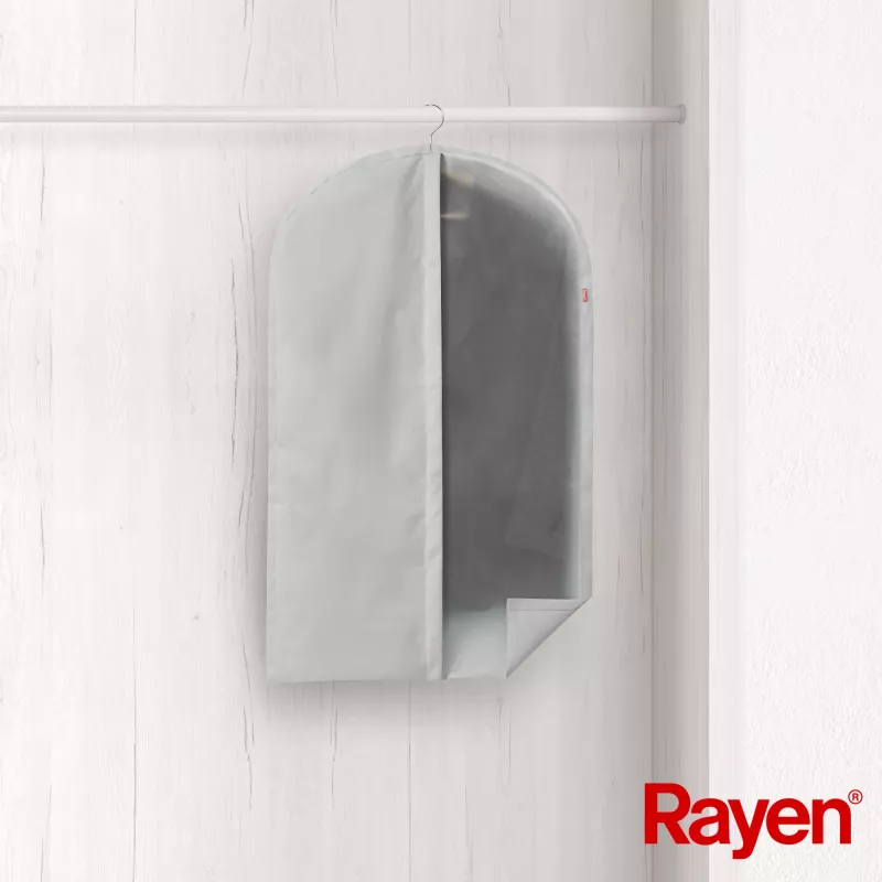 RAYEN obal na oblečenie S Premium sivý 60x100cm