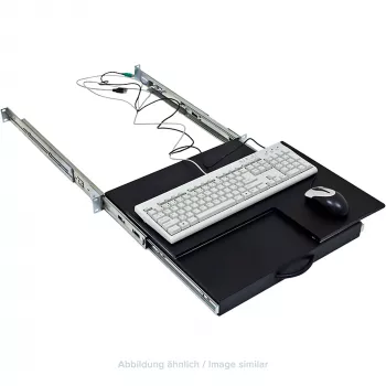 Triton RAB-UP-X40-A1 19 inch výsuv pre klávesnicu a myš s teleskopickými lištami, 1,5U
