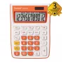 REBELL polostolná kalkulačka RE-SDC912OR BX, 12-miestny LCD, Dual-Power, čierna/strieborná