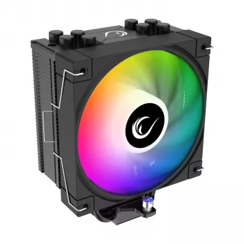 Rampage RM-C180 FROSTY ARGB 120 mm CPU vzduchový chladič, 180W TDP, čierny