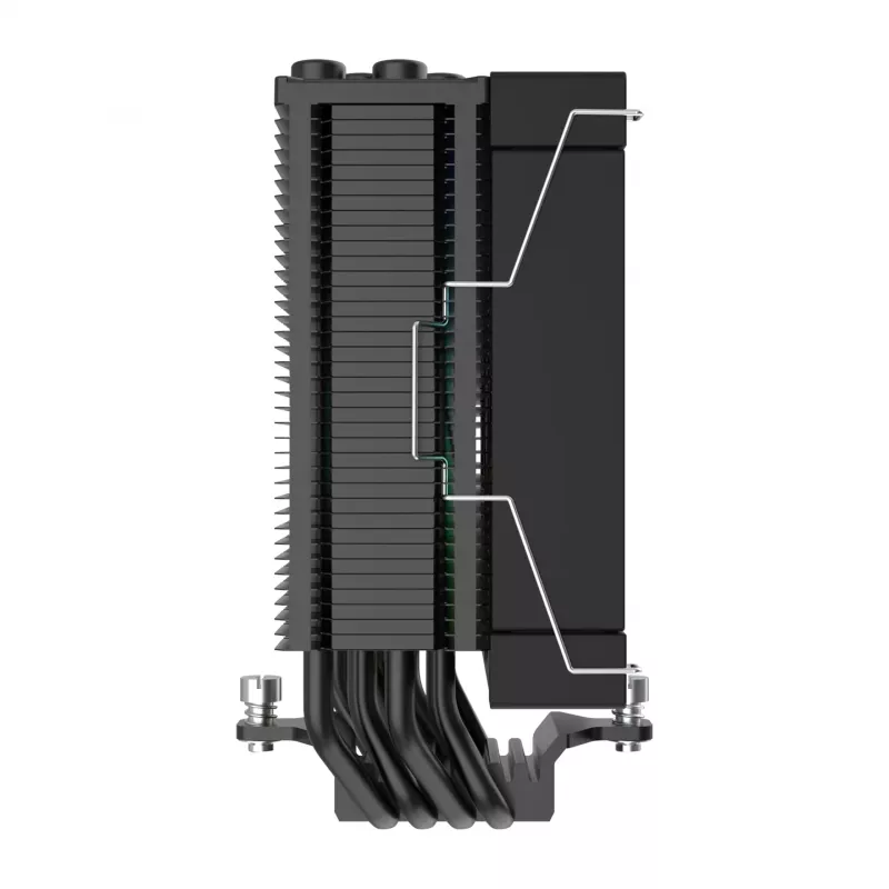 Rampage RM-C180 FROSTY ARGB 120 mm CPU vzduchový chladič, 180W TDP, čierny