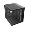 Rampage LUMID PC skriňa M-ATX 3x ventilátor ARGB čierna