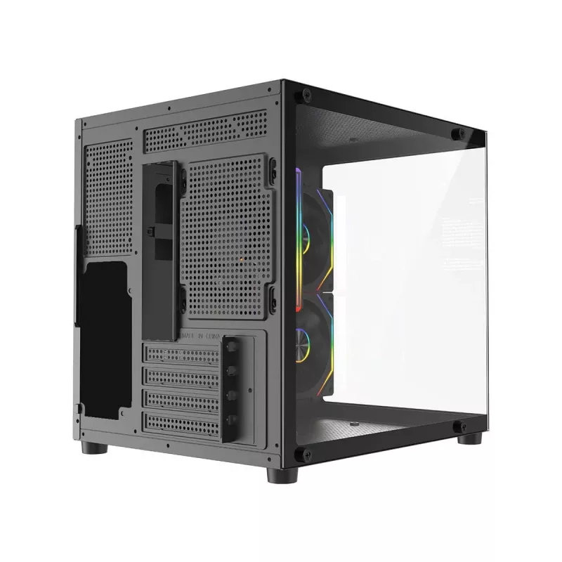 Rampage LUMID PC skriňa M-ATX 3x ventilátor ARGB čierna