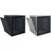 LogiLink W09A54B 19 inch SOHO nástenná skriňa 9U, 540x550 mm, Flatpack, čierna