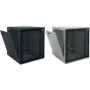 LogiLink W09A54B 19" SOHO nástenná skriňa 9U, 540x550 mm, flatpack, čierna