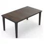Keter Futura záhradný jedálenský stôl Deco grafit/orech 29216482533