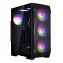 Zalman N7 PLUS V2 ATX Midi-Tower PC skriňa, 7 x 120mm ARGB ventilátorov, tvrdené sklo, čierna