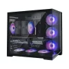 Zalman D40, ATX Mid Tower PC skriňa, 7 x 120mm ARGB ventilátorov, čierna