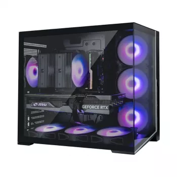 Zalman D40, ATX Mid Tower PC skriňa, 7 x 120mm ARGB ventilátorov, čierna