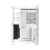 Zalman D40 White ATX Mid-Tower skriňa s 7 ARGB ventilátormi a tvrdeným sklom