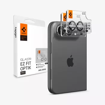 Spigen Glas.Tr Camera EZ FIT Optik Pro ochrana objektívu pre Apple iPhone Fold, biela, 2 kusy