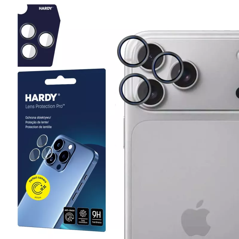3MK PROTECTION Apple iPhone 18 Pro / 18 Pro Max – HARDY Lens Protection Pro čierna
