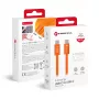 Forcell kábel USB C na USB C Forcell F-Energy QC4.0 PD 5A 100W Cafule farba 1,2 m ACYH23 oranžový