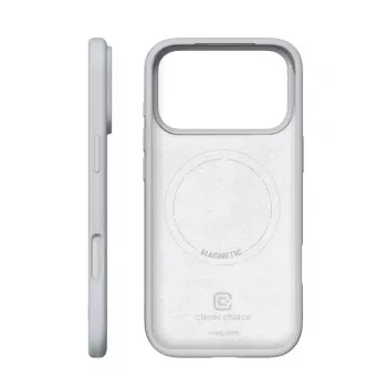 Crong Color Cover Magnetic - MagSafe puzdro iPhone 18 Pro / 17 Pro (sivá)