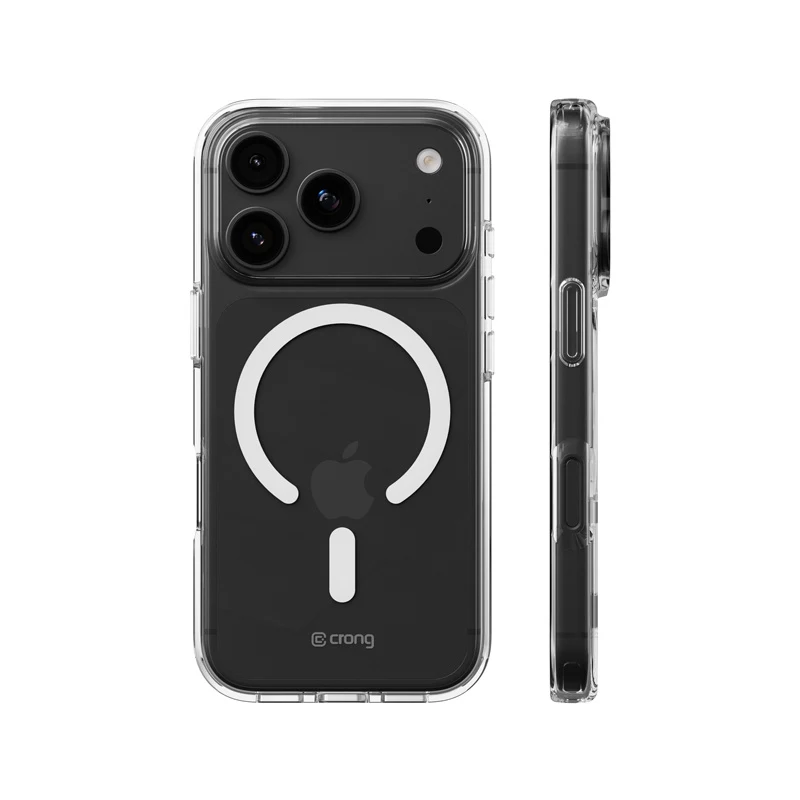 Crong Clear MAG Cover - MagSafe puzdro iPhone 18 Pro Max / 17 Pro Max (transparentné)