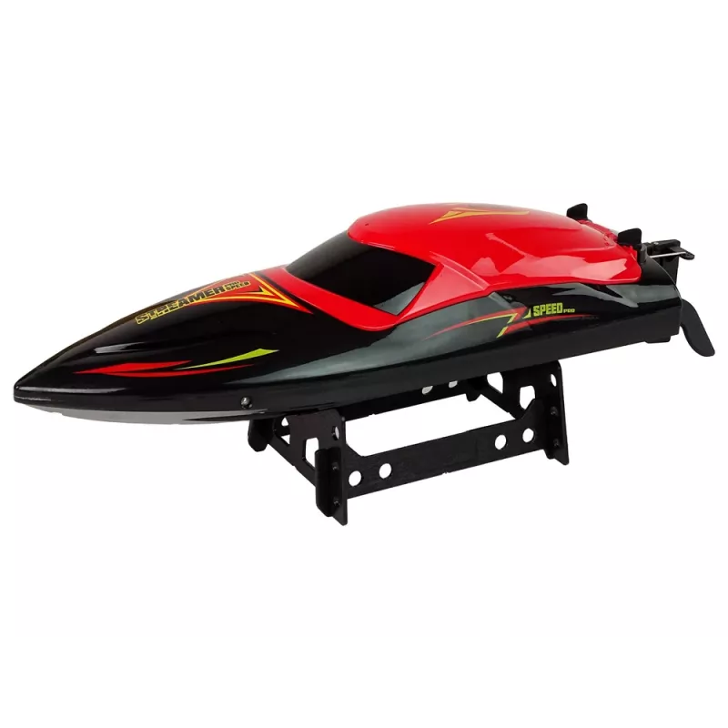 LEAN TOYS R/C motorový čln 2,4G červený 35 KM/H