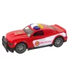 LEAN TOYS hasičské auto 1:14 so svetlom a zvukom, červené