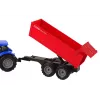 LEAN TOYS traktor s prívesom poľnohospodárske vozidlo farma modrý