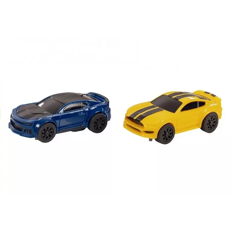 LEAN TOYS pretekárska dráha 2 autá ovládač slotové autíčka