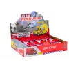 LEAN TOYS hasičské auto 1:32 s otváracími dverami, svetlom a zvukom, náhon, červená