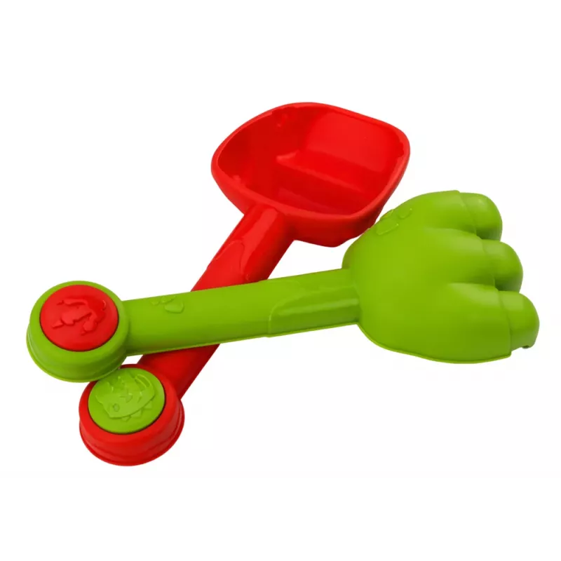 LEAN TOYS sada vedierko na piesok so sprchou, lopatkou, hrabličkami, formičkami, dinosaurus