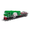 LEAN TOYS stavebné kocky diaľkovo ovládaný tank vlak RC 1090 ks
