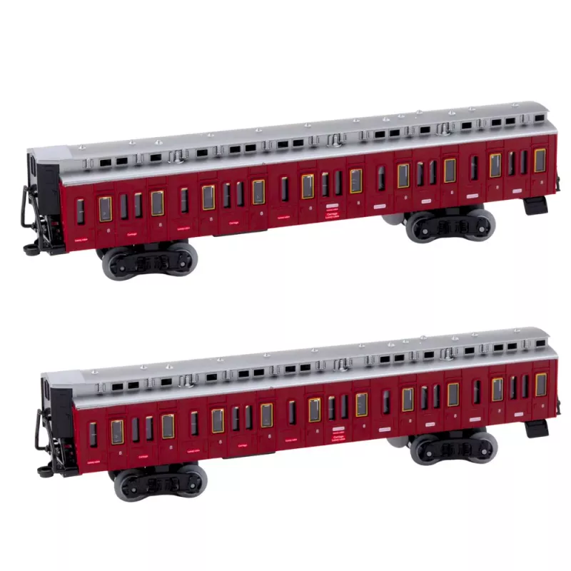 LEAN TOYS klasický elektrický vláčik s diaľkovým ovládaním, svetlami, zvukmi a dymom