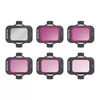 SUNNYLIFE AT2-FI796 6-dielna sada filtrov pre DJI Avata 2 – MCUV, ND8, ND16, ND32, ND64, ND128 s puzdrom