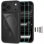 TECH-PROTECT MAGONE MAGSAFE CC + GLASS 2-PACK IPHONE 17 PRO / 18 PRO ČIERNA/TRANSPARENTNÁ