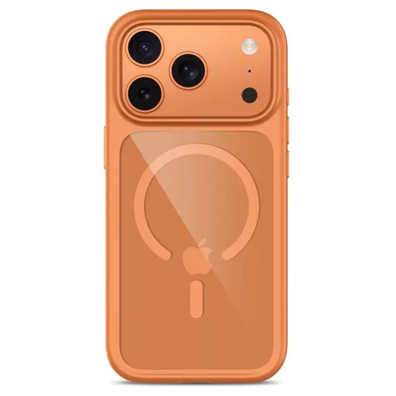 TECH-PROTECT MAGONE MAGSAFE CC + SKLO 2ER-PACK IPHONE 17 PRO MAX / 18 PRO MAX COSMIC ORANGE/CLEAR