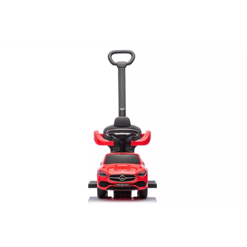 LEAN TOYS odrážadlo s tlačnou rukoväťou Mercedes 3in1 červená